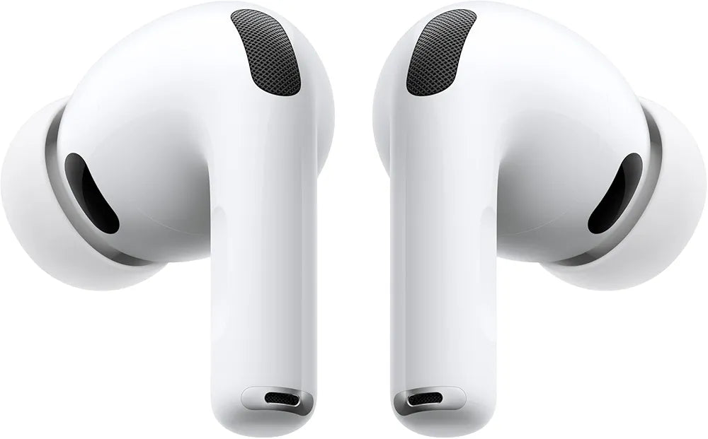 Apple AirPods Pro 3, Cancellazione attiva del rumore, Rilevamento della frequenza cardiaca, Cuffie Bluetooth, Audio spaziale, Suono ad alta fedeltà, Ricarica USB-C