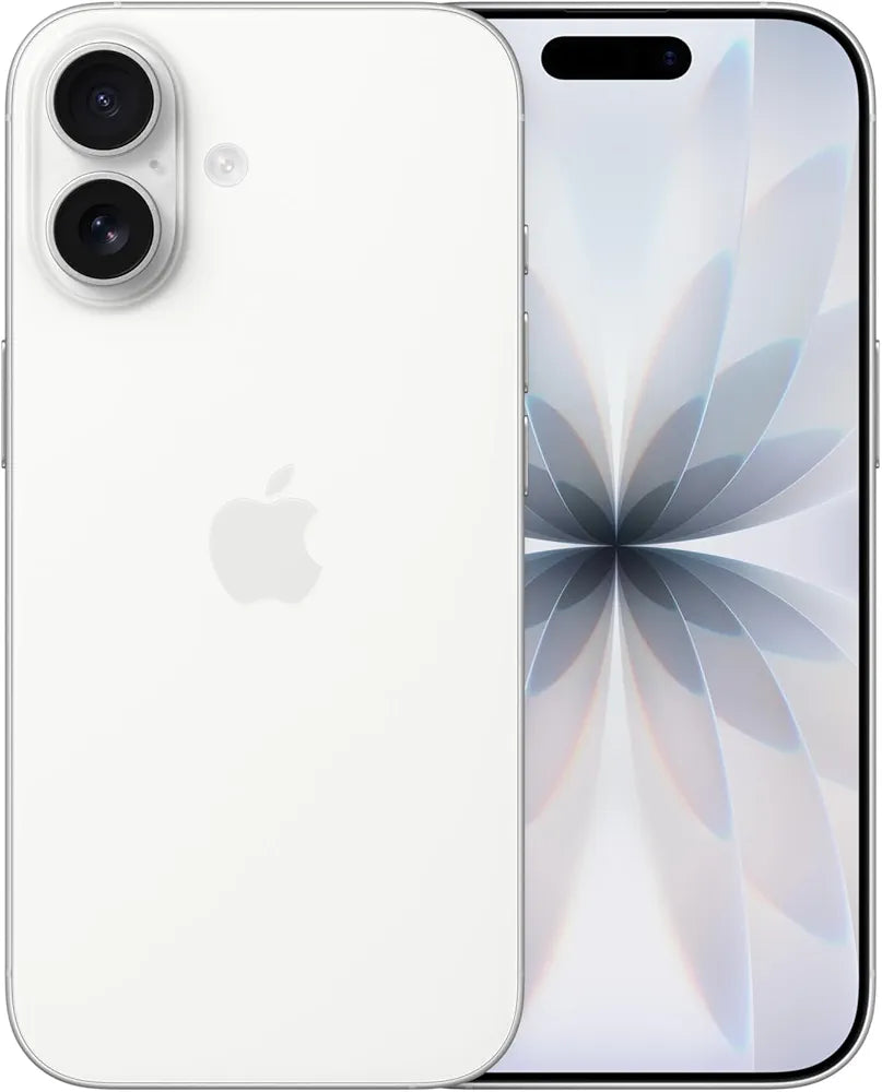Apple iPhone 17 256 GB: display 6,3" con ProMotion, chip A19, fotocamera frontale Center Stage per selfie di gruppo più facili, più resistenza ai graffi, un giorno intero di batteria; Bianco