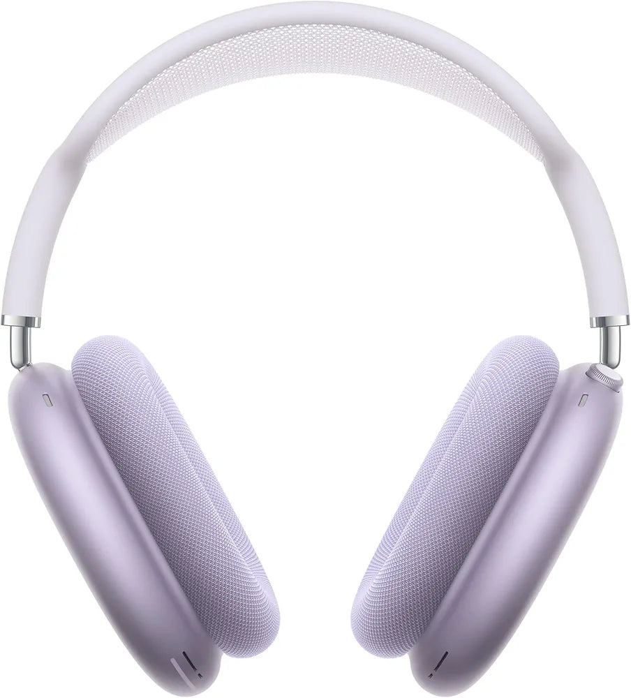 Apple AirPods Max Cuffie wireless over-ear, Cancellazione attiva del rumore di livello pro, Modalità Trasparenza, Audio spaziale personalizzato, Ricarica USB-C, Cuffie Bluetooth per iPhone, Viola