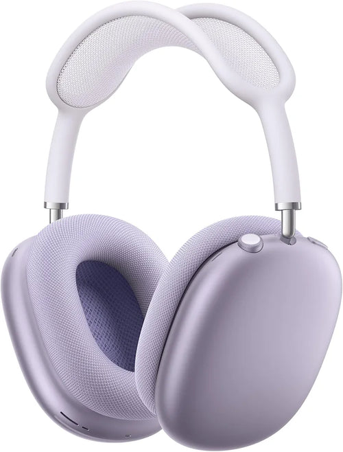 Apple AirPods Max Cuffie wireless over-ear, Cancellazione attiva del rumore di livello pro, Modalità Trasparenza, Audio spaziale personalizzato, Ricarica USB-C, Cuffie Bluetooth per iPhone, Viola