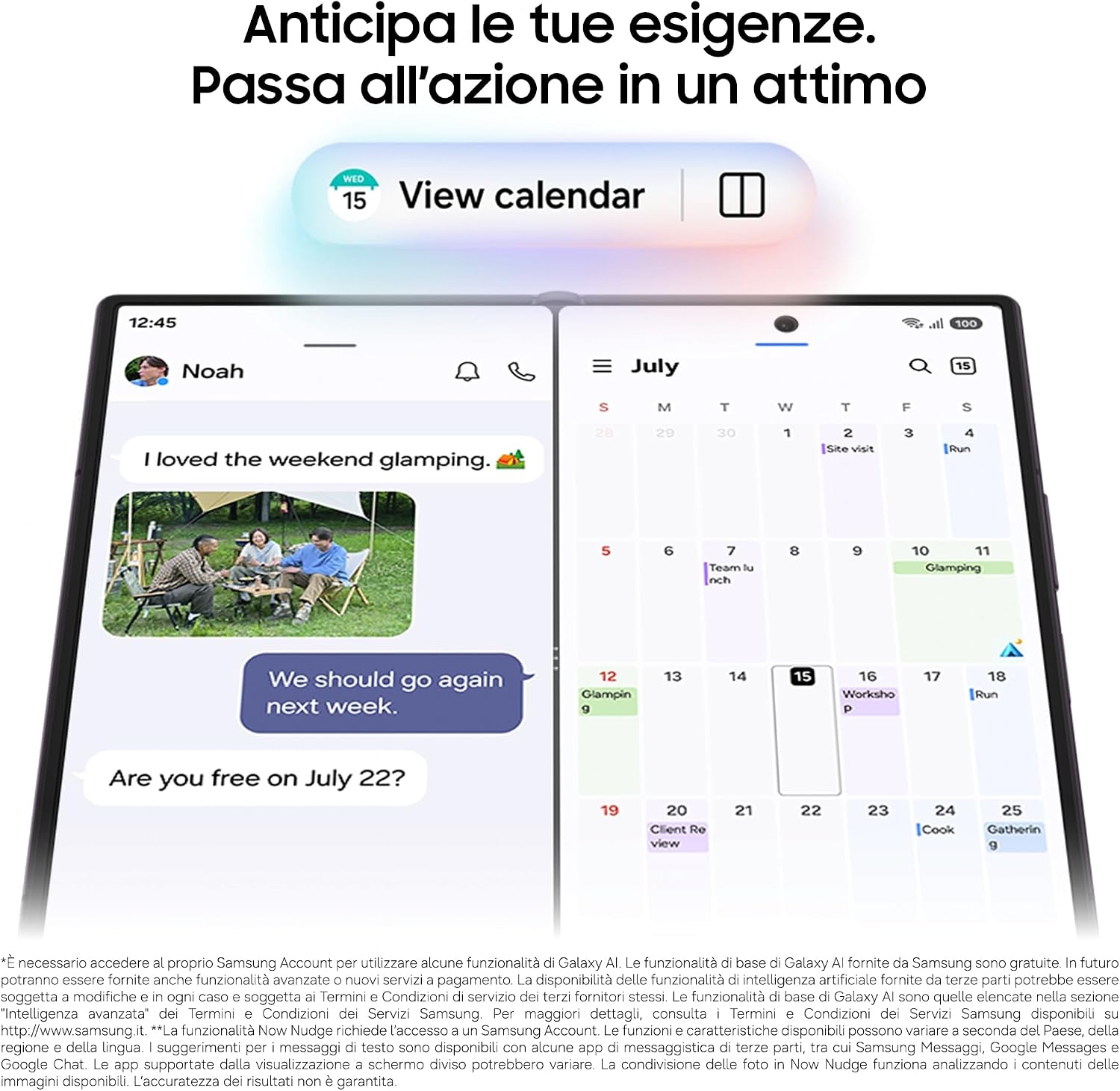 Samsung Galaxy Z Fold8 Ultra, 1TB, Violet Shadow [Versione Italiana] 3 anni di Garanzia, Processore Potente, Batteria 5000 mAh, Multischermo, RAM 16GB, Camera 200 MP, Now Nudge, Assistente Foto